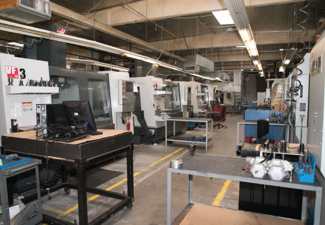 Precision machined components at Windgate Manufacturing