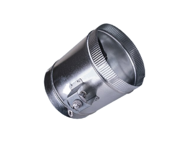 Assembled galvanized steel round damper sleeve